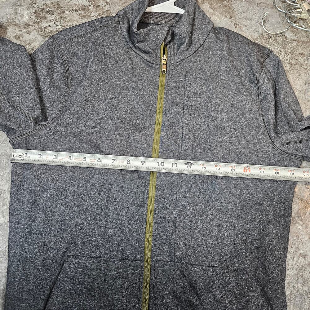 Lululemon Mens Race Run Track Jacket  Dark Gray Gym Finger Size Medium - Picture 4 of 6